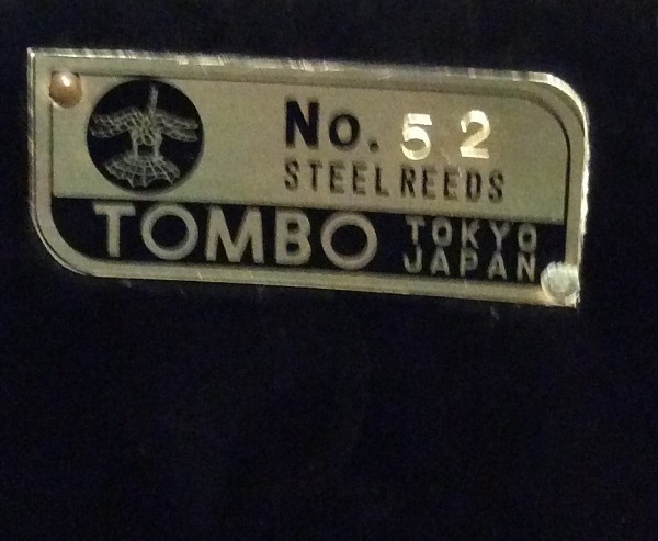 TOMBO No.52 レトロ トンボ REEDS STEEL アコーディオン 0 Steel Reeds