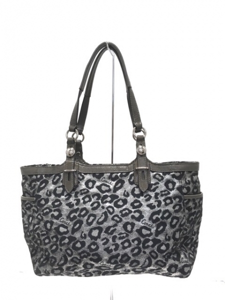 コーチ COACH バッグ トートバッグ ジャガード×エナメル（レザー 