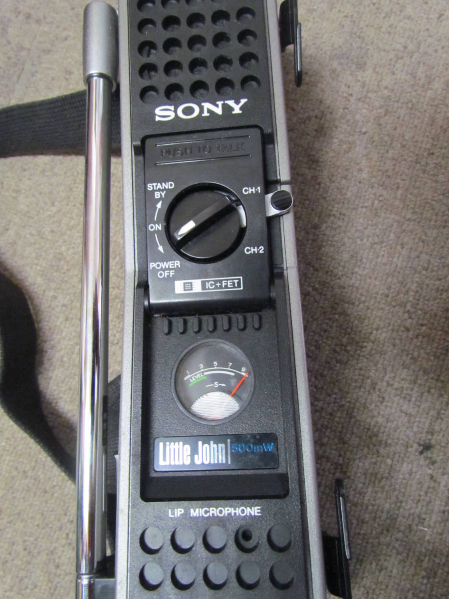 レトロ】SONY TRANSCEIVER トランシーバー ICB-650 500mW CH1:26.968
