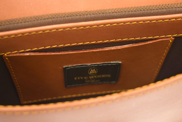 林五 ファイブウッズ【FIVE WOODS】ヌメ革 レザーセカンドバッグ FIVE WOODS | 正規品1年保証 最大41%☆3&frasl;25限定 トラディショナルダレスバッグ