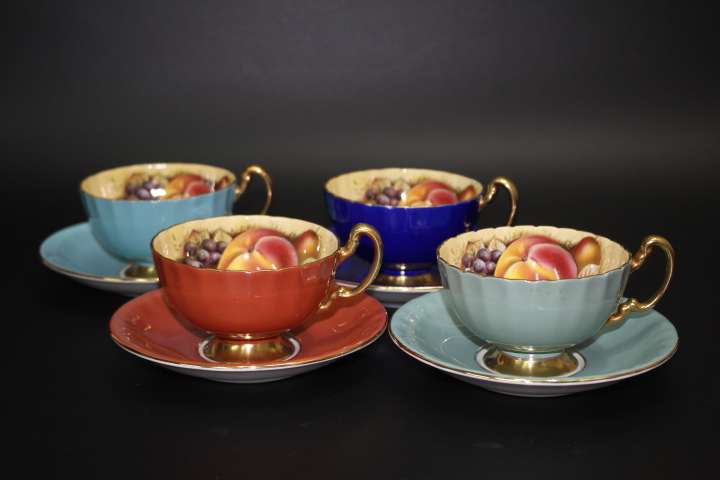 エインズレイ AYNSLEY カップ＆ソーサー 4客セット 食器 キッチン