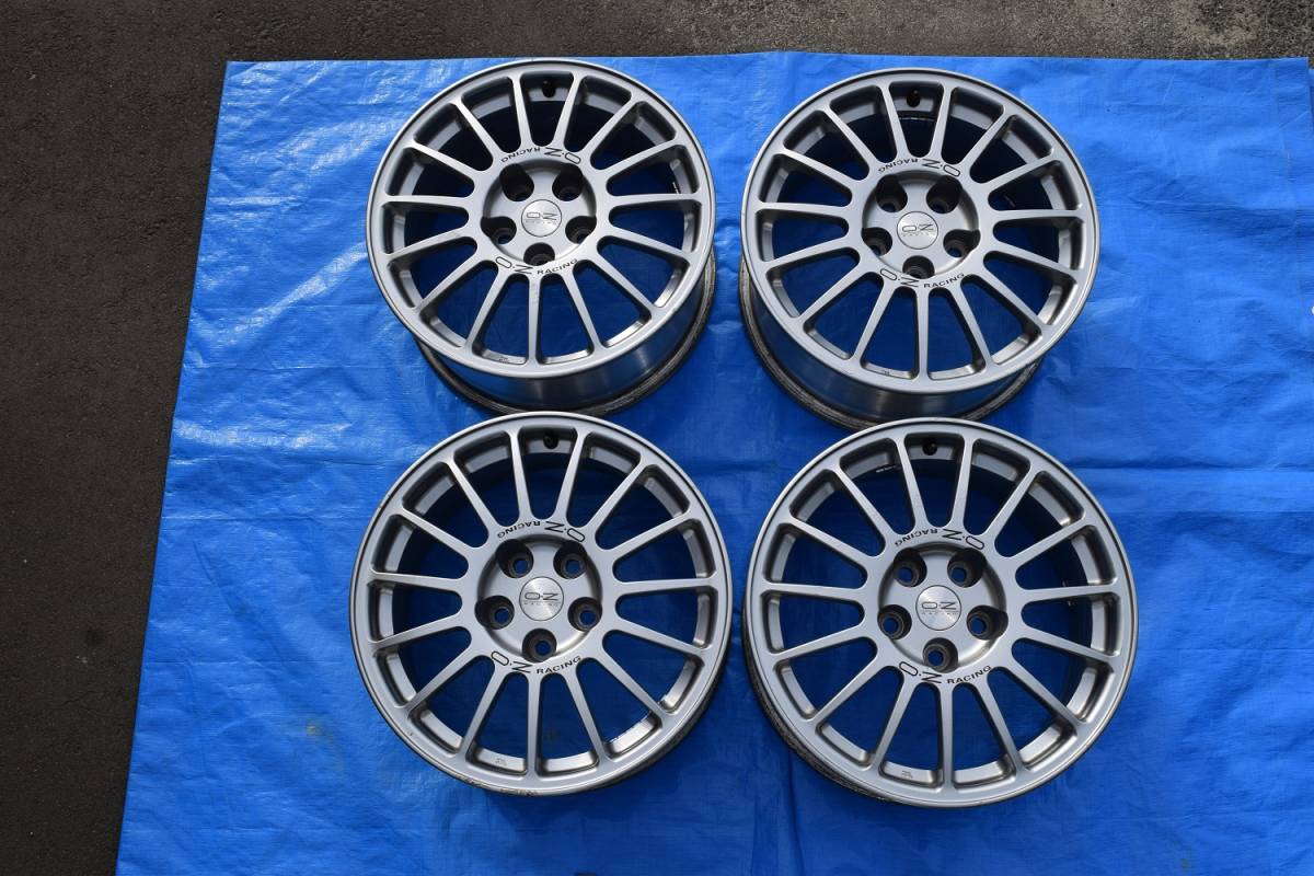 中古　ミツビシ　ランエボ　ランサー　エボリューション　純正　O・Z　OZ　ホイール　エンケイ　17インチ　7.5Ｊ　+38　4本セット