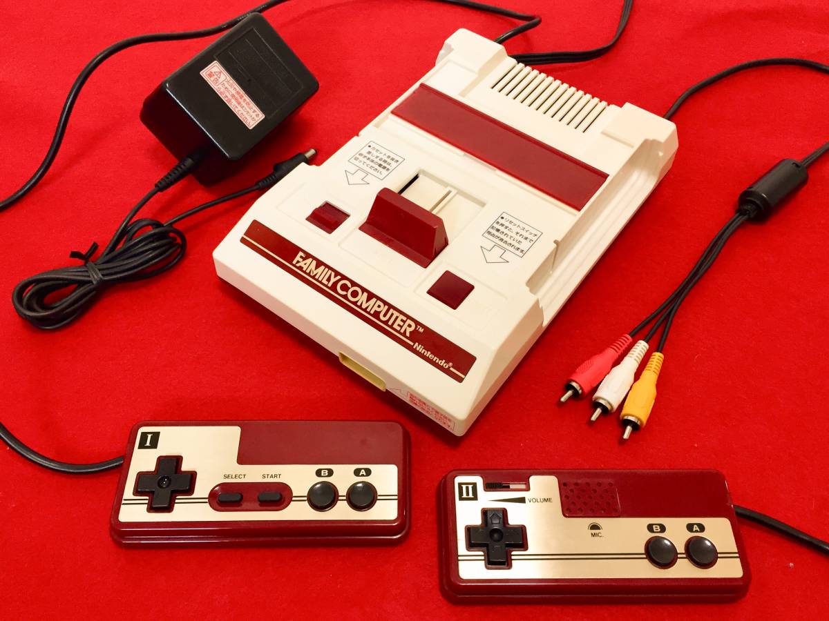✅一発起動　AV仕様純正ファミコン＋USB給電＋HDMI　ステレオ ☆完動品☆メンテ☆クリーニング済☆ AV仕様ファミコン 本体 AC