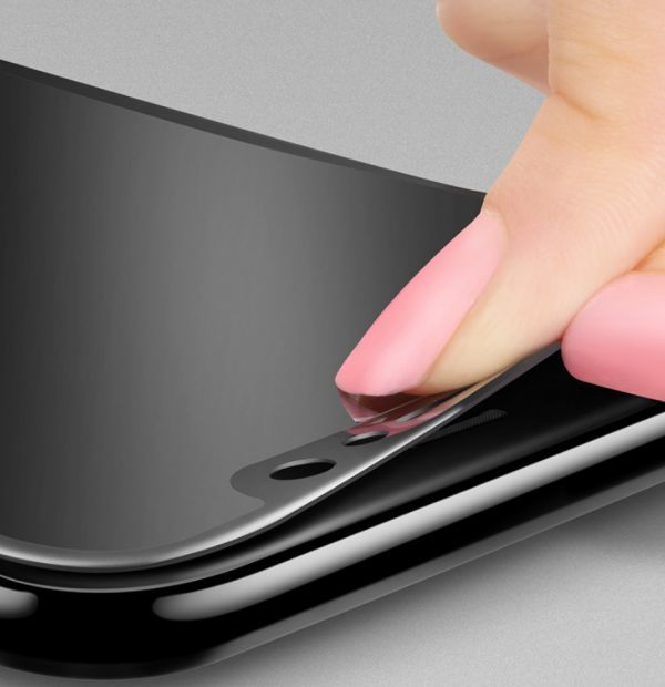 【送料164円から】iPhone7/8/iPhone7/8プラス/iPhoneX用ブルーライトカット〇3D処理9Hガラスフィルム白＆黒!!３９８円即決です！！_5