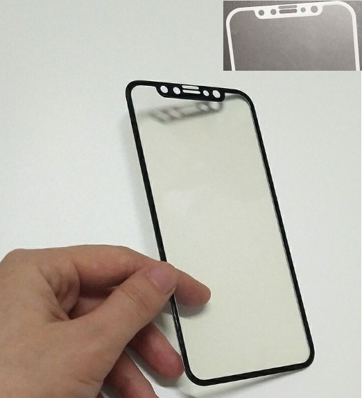 【送料164円から】iPhone7/8/iPhone7/8プラス/iPhoneX用ブルーライトカット〇3D処理9Hガラスフィルム白＆黒!!３９８円即決です！！_9