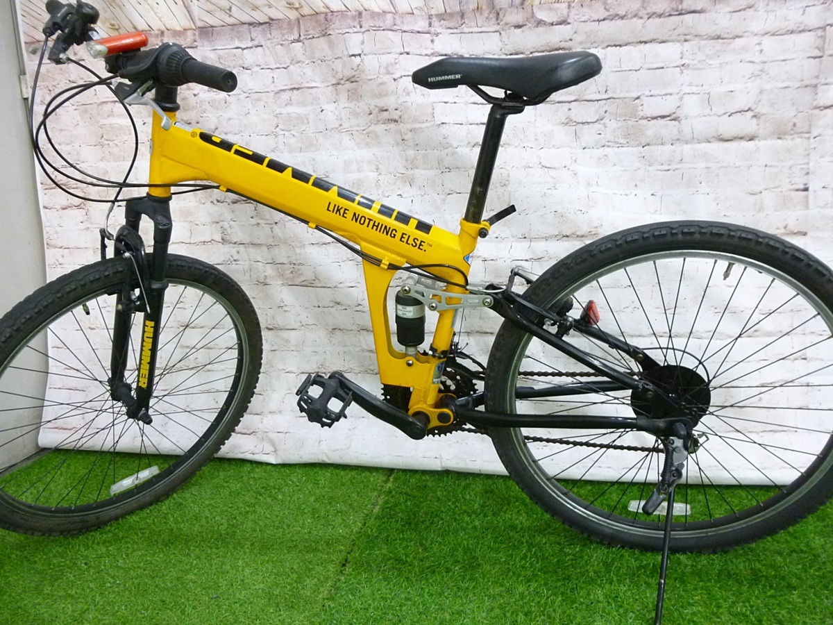 訳あり！ マウンテンバイク HUMMER フルサス 26インチ 480mm 3x6 