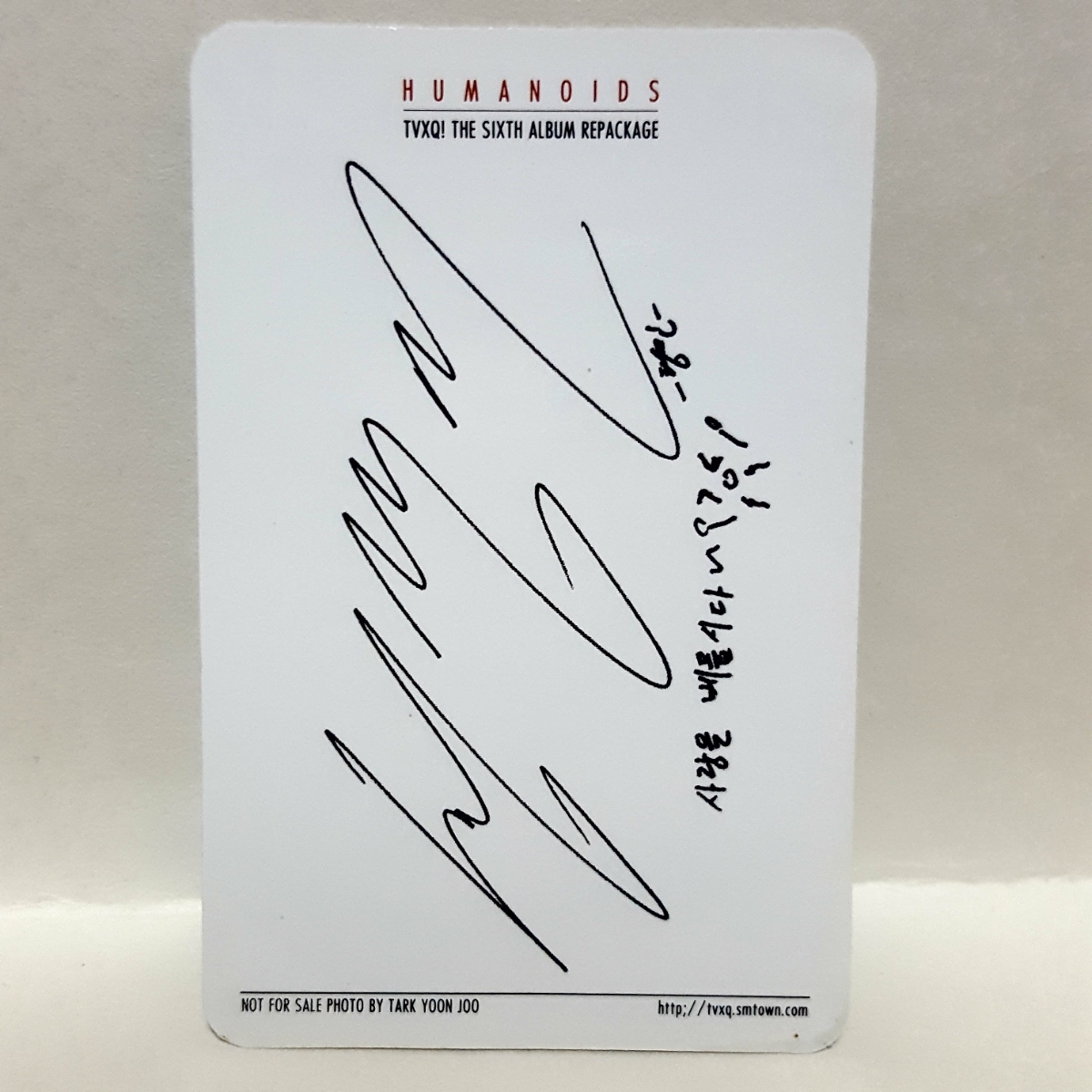 【超貴重!!】東方神起★HUMANOIDS★リパッケージ盤 チャンミン トレカ付き★良好_7