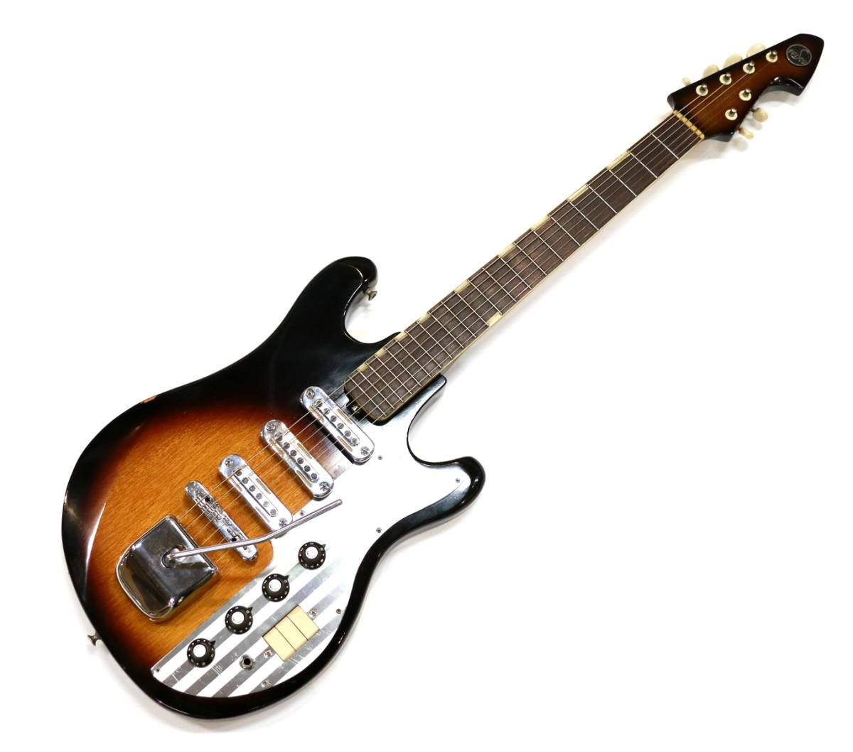1960年代 ビザールギター Teisco（テスコ）WG-3L 3発ピックアップ