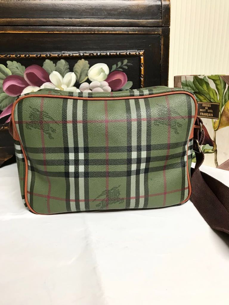 BURBERRY バーバリー ノバチェック ポーチ ヴィンテージ 希少色 希少型