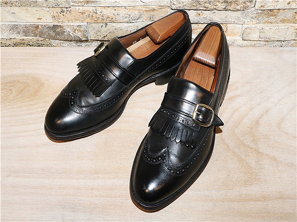 定番人気，100%新品 /アレンエドモンズ/Allen Edmonds Canterbury ロングウイングチップローファー/黒/26 5cm/US8 5D/8D7A419(26.5cm)｜売買されたオークション情報、yahooの商品情報をアーカイブ公開 - オークファン 26.5cm