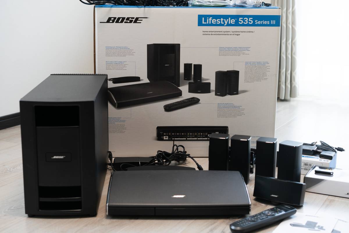 2025新款 BOSE Lifestyle 535 Series III home entertainment system(サラウンドセット)｜売買されたオークション情報、yahooの商品情報をアーカイブ公開 - オークファン サラウンドセット