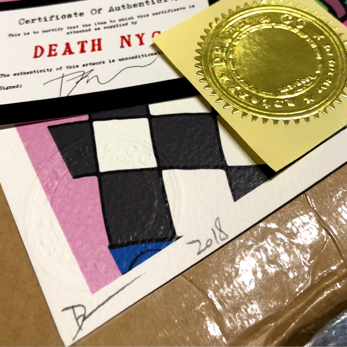 希少！本物！2018年 世界限定100枚 DEATH NYC スヌーピー SNOOPY LV
