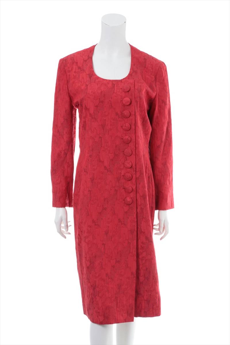 Christian Dior クリスチャンディオール ワンピース 赤 サイズ11  