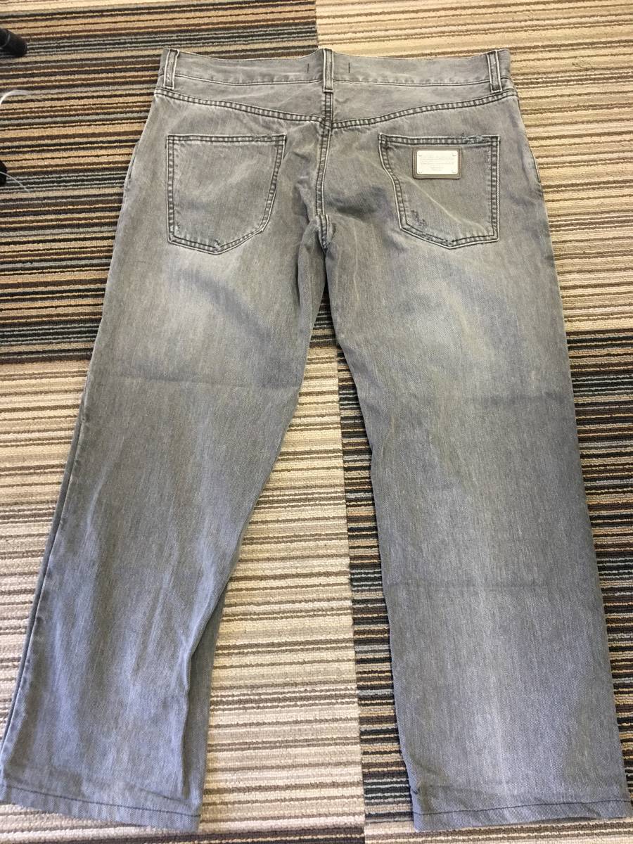 定番人気，送料無料 DOLCE&GABBANA ダメージユーズドウォッシュブラックくるぶし丈オリジナル加工デニム size 50 使用回数試着のみ 1円スタート 完全(50)｜売買されたオークション情報、yahooの商品情報をアーカイ 男性用