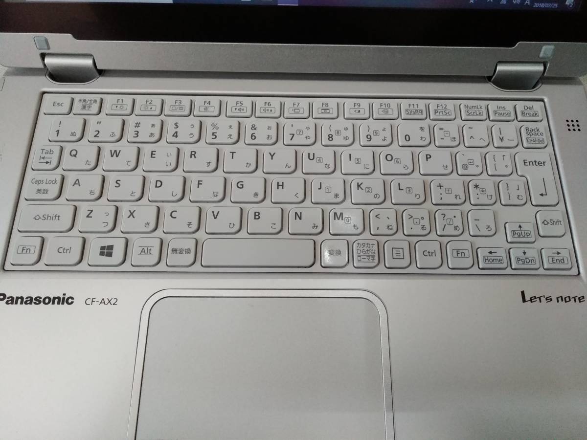 Panasonic CF-AX2 ひび割れ/欠け/欠損ジャンク/でも i5 3437U