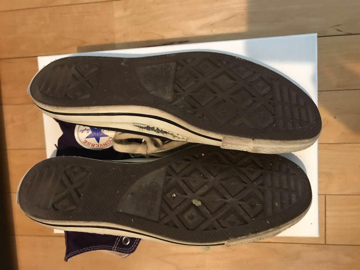 10ハーフ 希少な紫 converse allstar 80年代 コンバース オールスター 