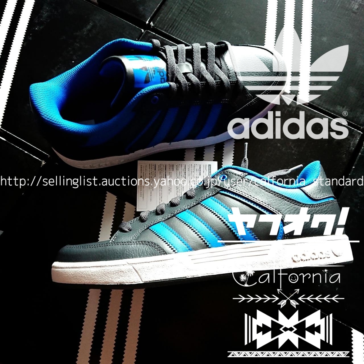 【驚きの破格値，100%新品】 正規品 アディダス オリジナルス adidas originals VARIAL LOW タグ付き 黒 ブラック &times; 青 ブルー 27.5cm US9.5 27.5 箱付き(27.5cm)｜売買されたオークション情報、yahooの商品情報をアーカイブ公開 - オ 27.5cm