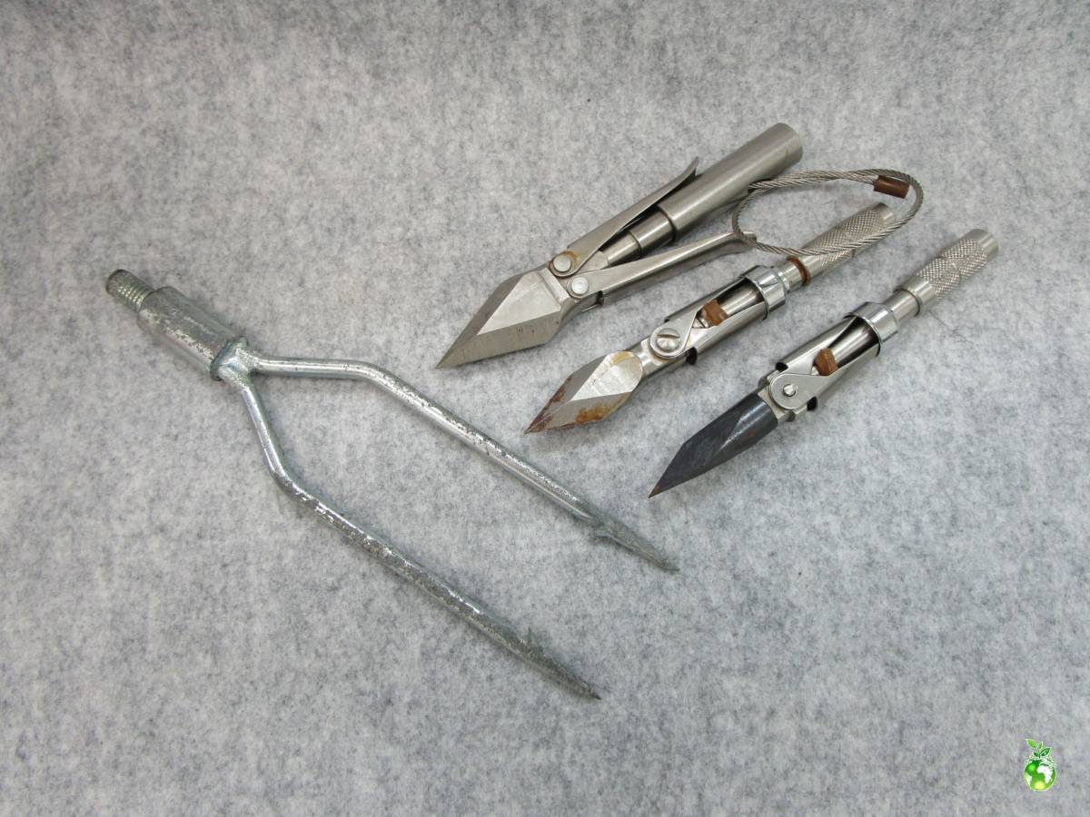 銛 | 先の通販 JACKKNIFE二又銛先（ブレード交換式）SUS420J2焼入