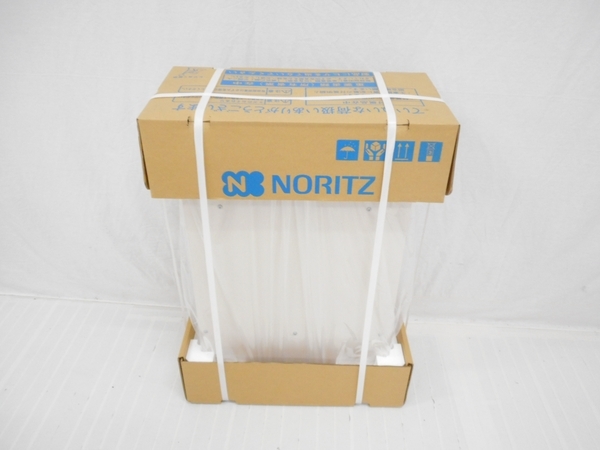 1000円～売り切り【未使用】■都市ガス■ ノーリツ コンパクトタイプ ビルトインコンロ グリルなし 幅45cm ホワイトホーロートップ N2C25KS ノーリツ オート２４号 プロパンLPガス 5号 ガス給湯器 中古の通販
