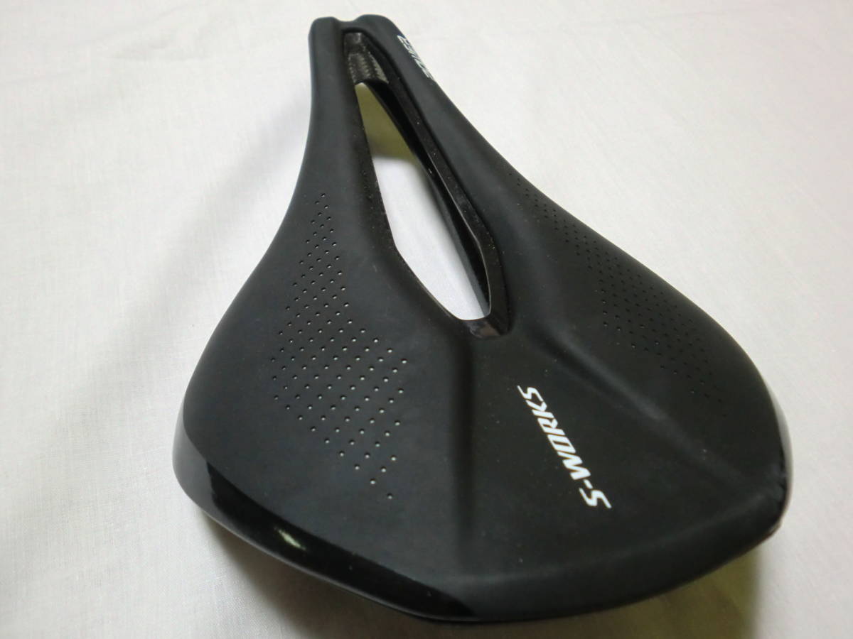 S-WORKS POWER CARBON SADDLE BLK 143mm 中古1円スタート S-Works 