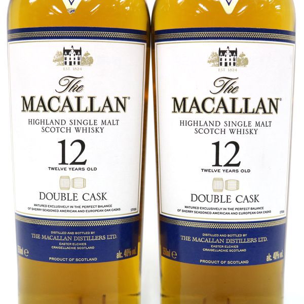 パッケージ新旧 マッカラン 12年 ダブルカスク 2本セット パッケージ新旧 マッカラン 12年 ダブルカスク 2本セット