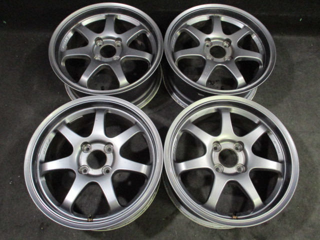 A-TECH 15×6.5J +38 PCD100 4本セット ロードスター等 売切!!