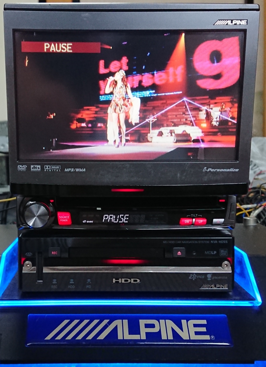 アルパイン ALPINE NVA-HD55 IVA-D310EU HDDナビ - CD DVD 取扱説明書