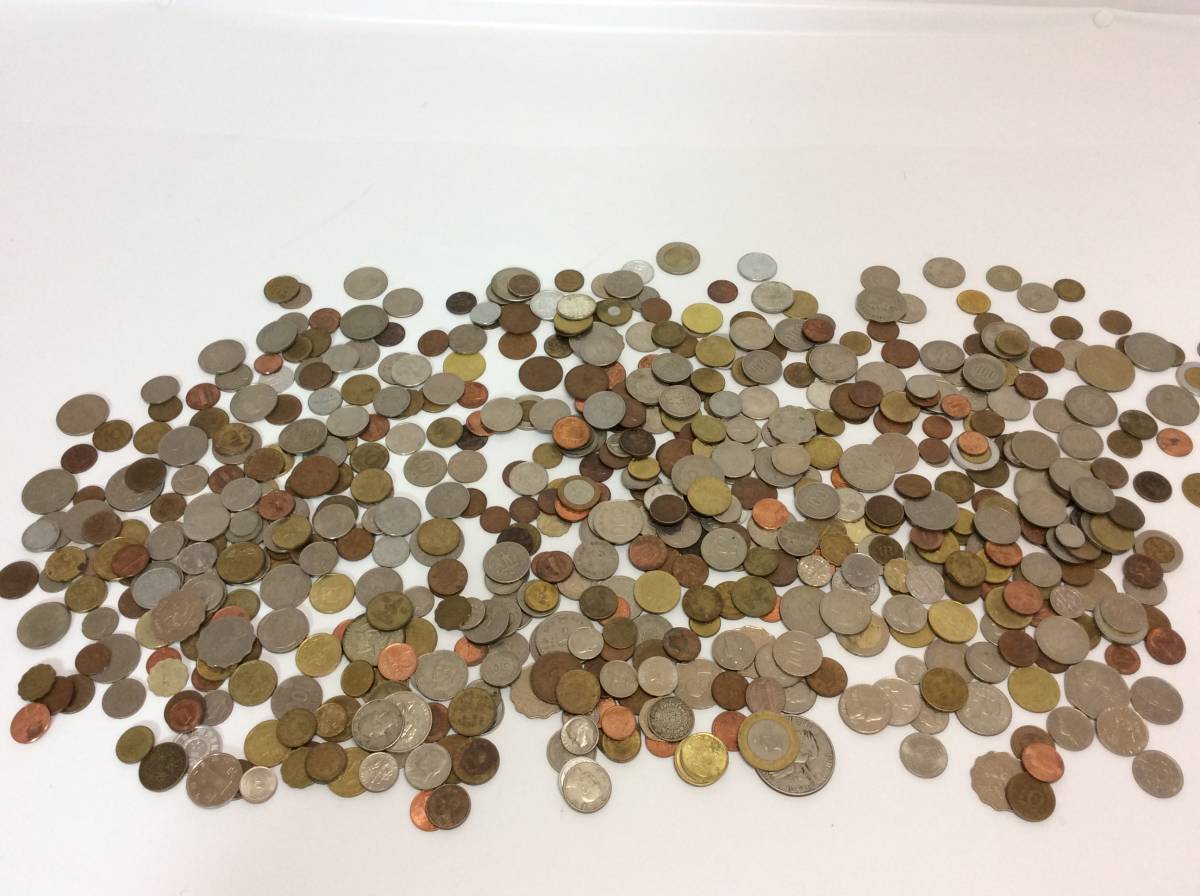 外貨 コイン 外国銭 外国紙幣 まとめて 約2.6kg
