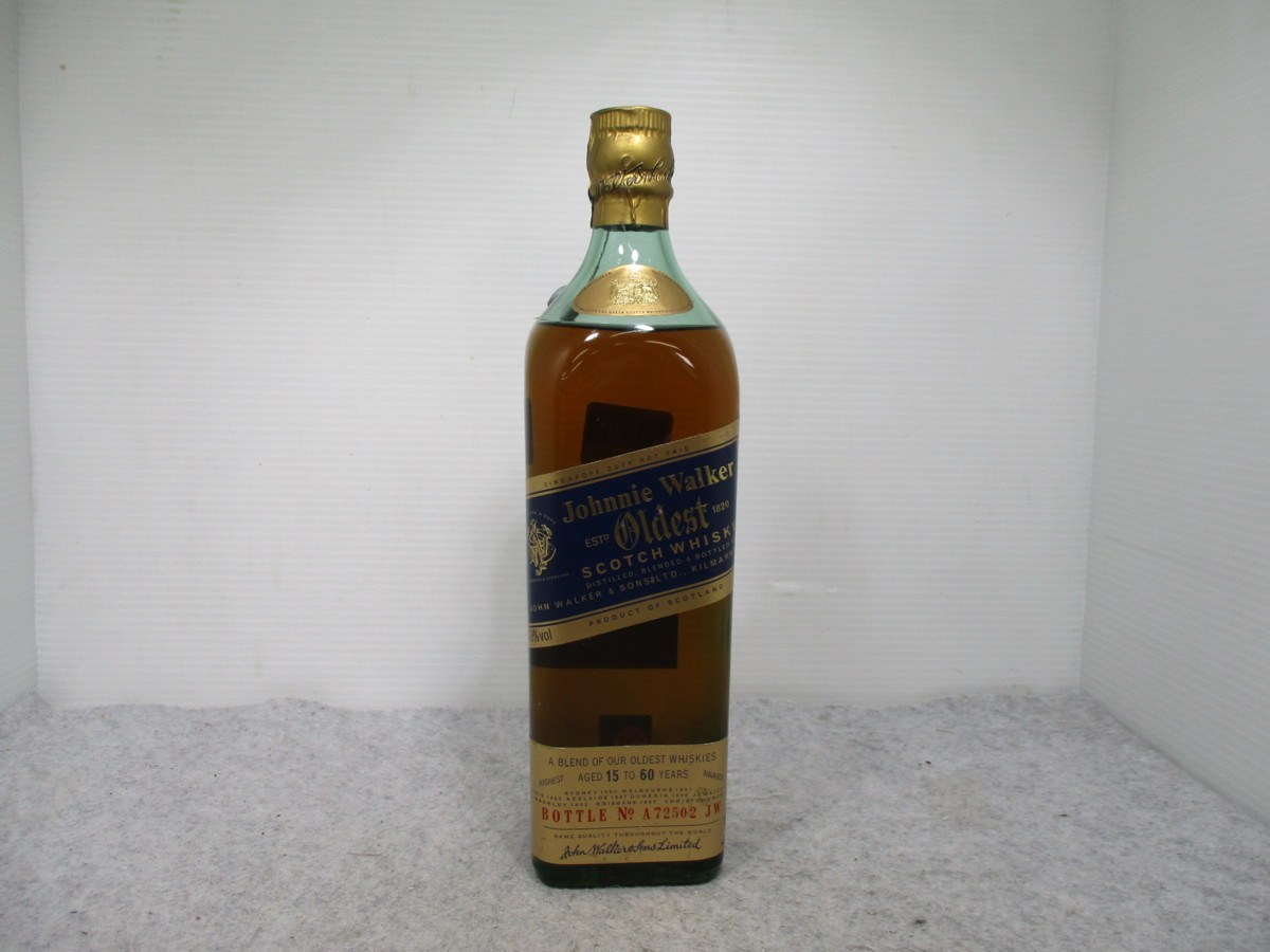 古酒】超希少 Johnnie Walker Oldest 1本 未開栓】JOHNNIE WALKER