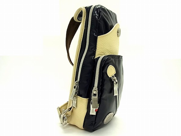 1円 □美品□ Orobianco オロビアンコ ロゴ イブリデッロ パテント 