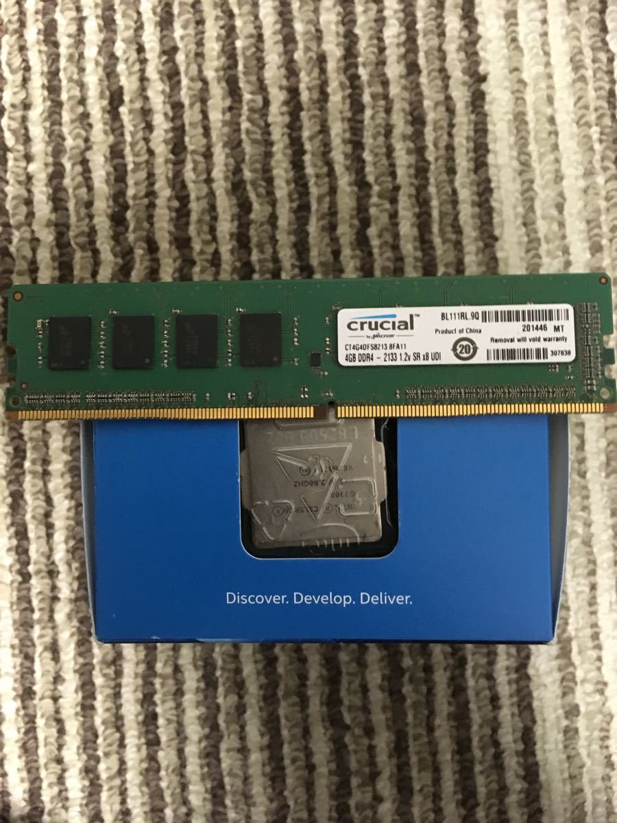 celeron G3900 DDR4 2133 4GB セット 動作確認済み