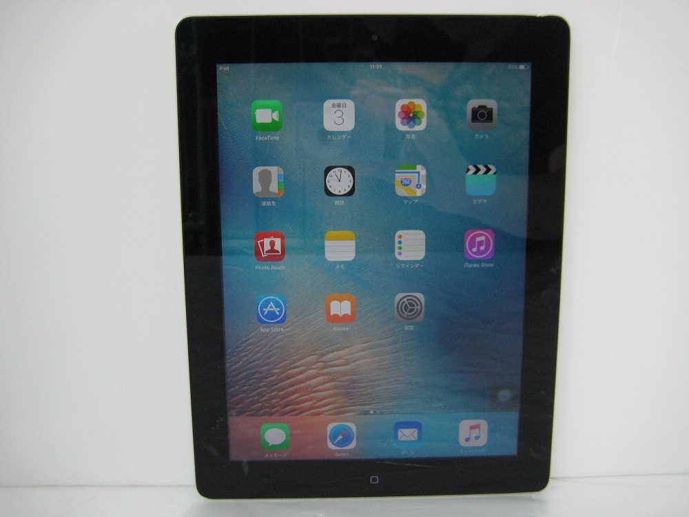 【PCNET】【JUNK】Apple iPad（第3世代） Wi-Fiモデル 32GB ブラック MC706J/A◆ジャンク D