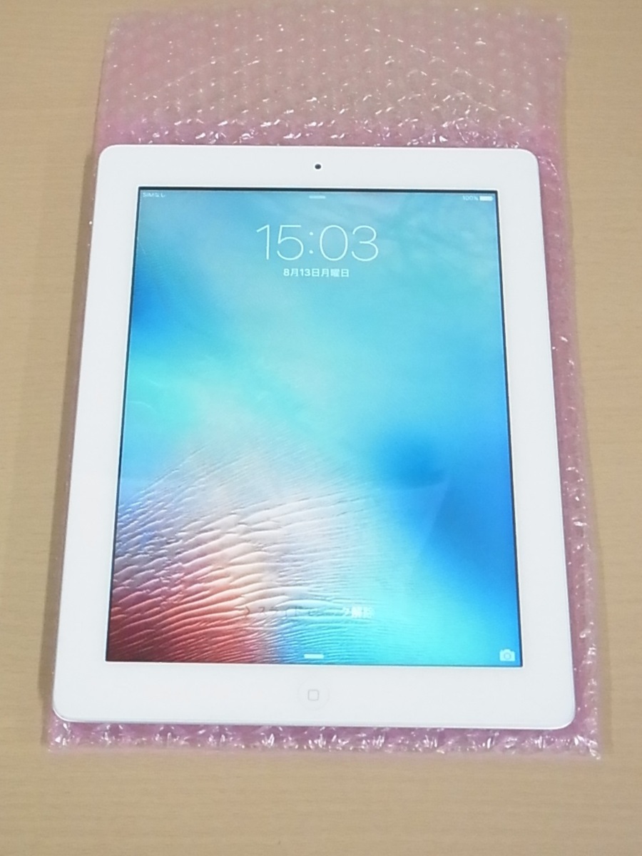 ◇Apple iPad3 Wi-Fi + Cellular SB 32GB MD370J/A ネットワーク判定〇 初期化済み 基本動作確認済み 中古現状品　807