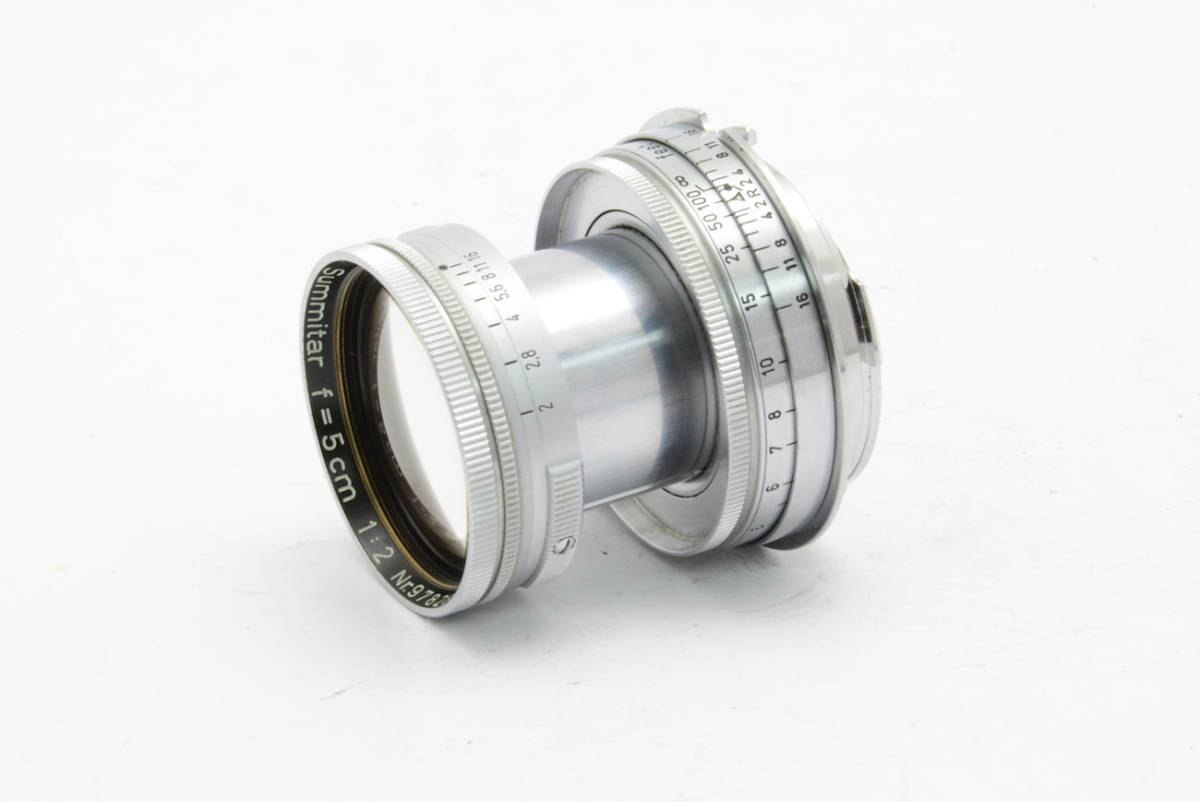 Leica ライカ Summitar 5cm F2 沈胴式 Lマウント 六角絞り feet 97万台