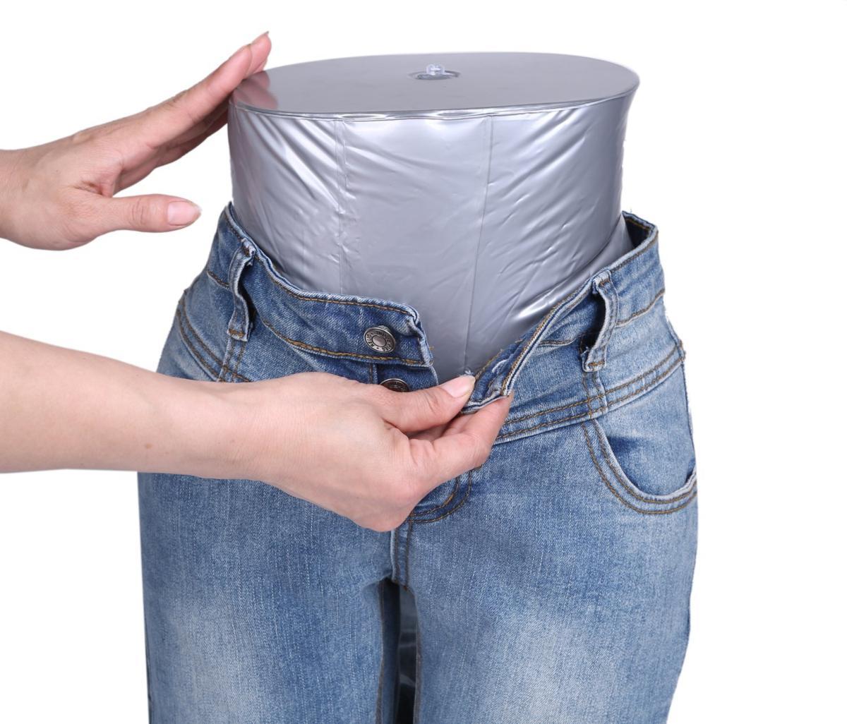 エアー マネキン ビニール ボディー トルソー レッグ 全身 上半身 下半身 足 男性 女性 子供 帽子 パンツ ディスプレイ (女性パンツ用)_8