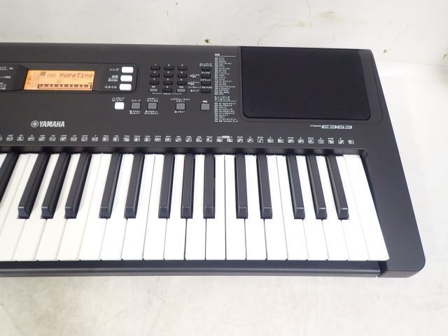 YAMAHA 電子キーボード PSR-E363 2018年製 ⇔ 53A27-2 YAMAHA ヤマハ
