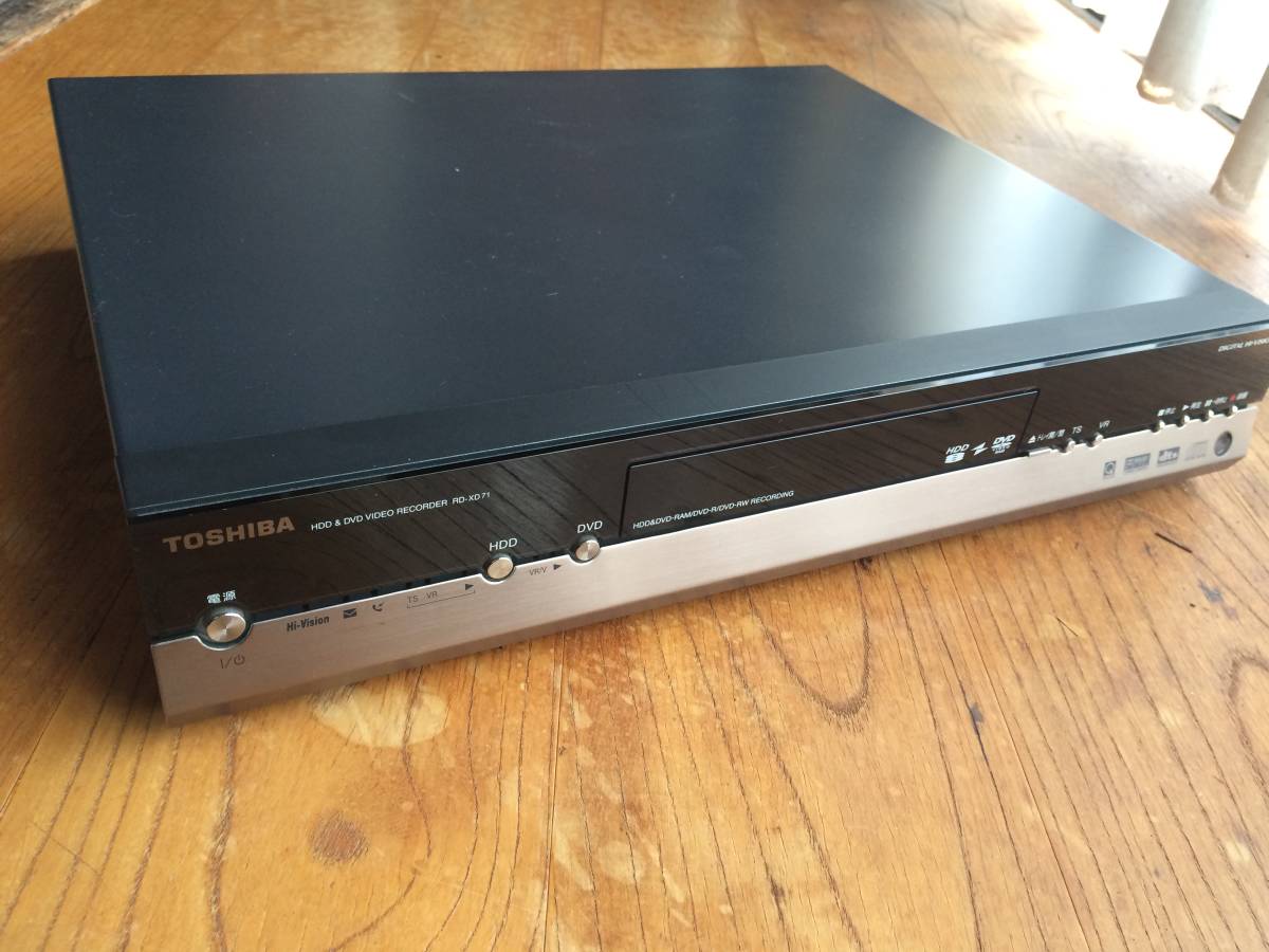 付属品付き]TOSHIBA RD-XD71 DVDデッキ 【公式通販】