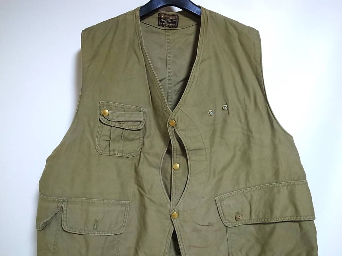 50s60s American Field フィッシングベスト/ビンテージ30s40s COLOMBIA 