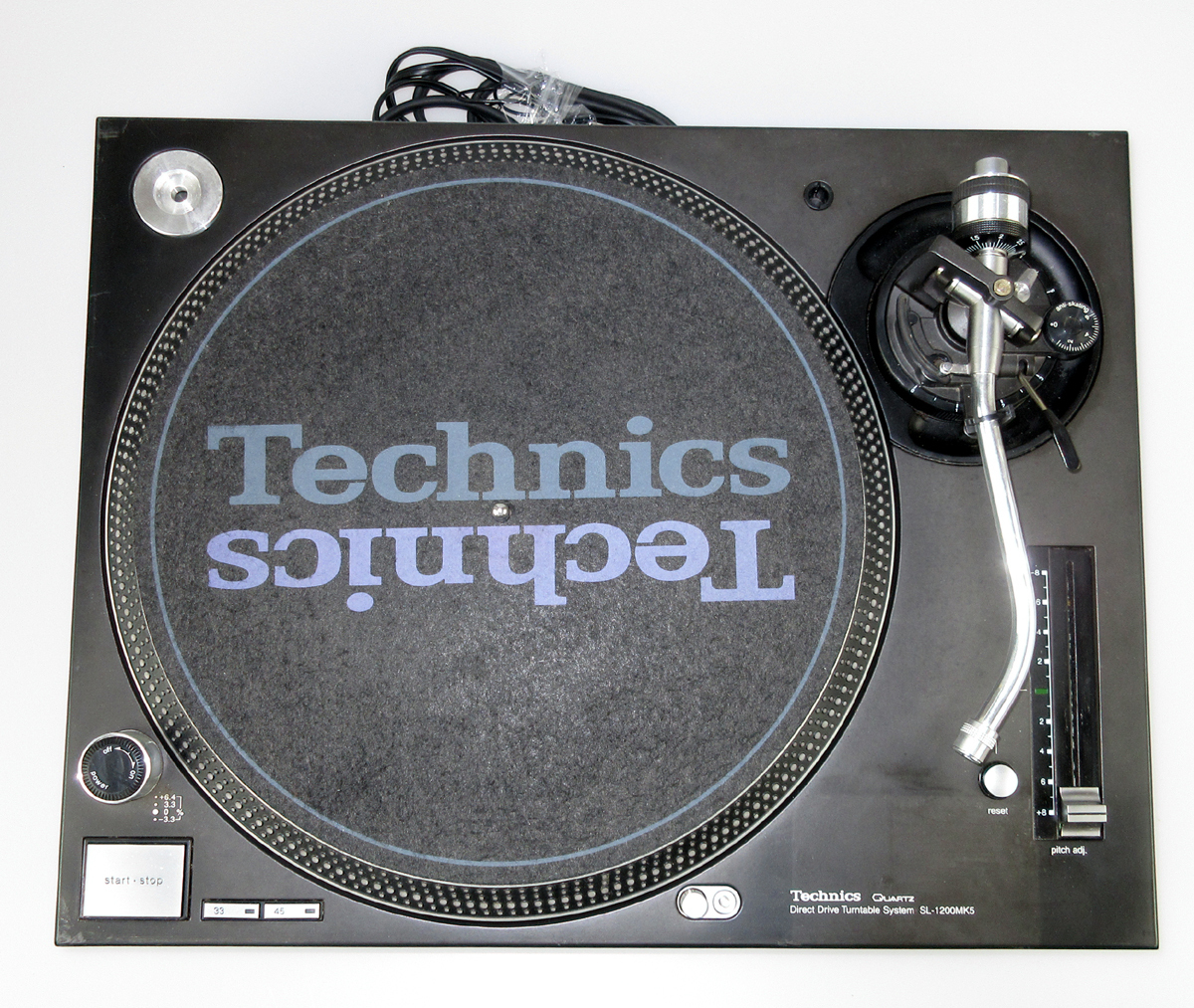 【美品】テクニクス ターンテーブル SL-1200MK5 ジャンク Technics ターンテーブル SL-1200MK5 テクニクス 通電、回転
