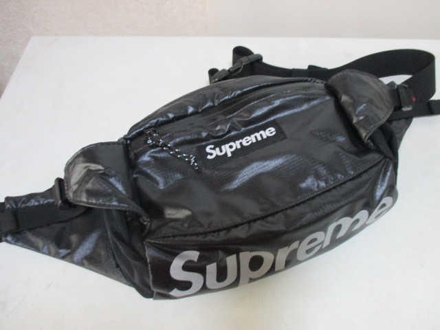 新品，限定SALE 1円 良好 国内正規 Supreme 17AW Waist Bag ウエストバッグ CORDURA コーデュラ Black 黒 FK(かばん、バッグ)｜売買されたオークション情報、yahooの商品情報をアーカイブ公開 - オークファン かばん、バッグ