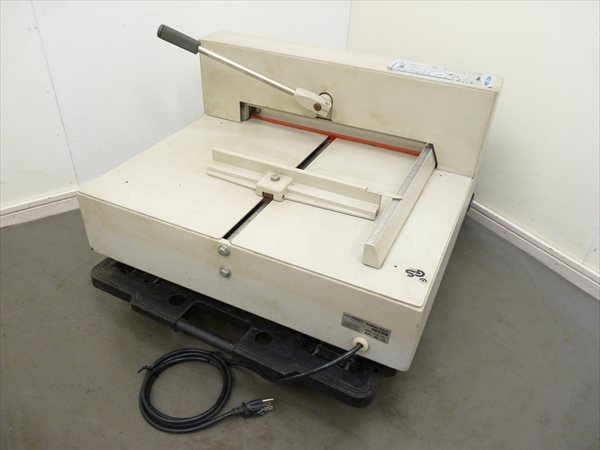 大阪発☆動作確認☆鍵交換済☆学研/GAKKEN/MAITZ ☆IDEAL 電動断裁機 電動裁断機☆GOM-43M 管O182_2