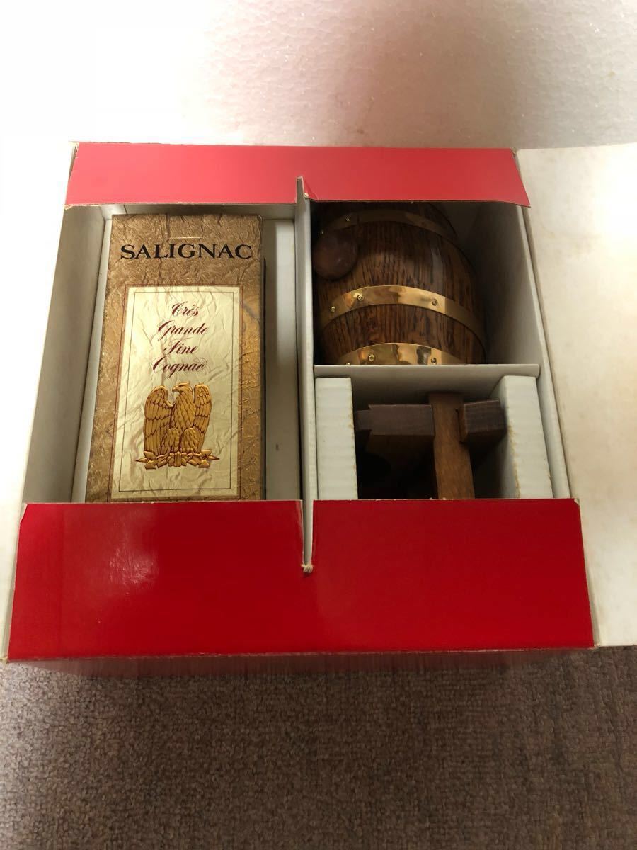 サリニャック 未開栓SALIGNAC NAPOLÉON COGNAC⁄樽ボトル付き Salignac