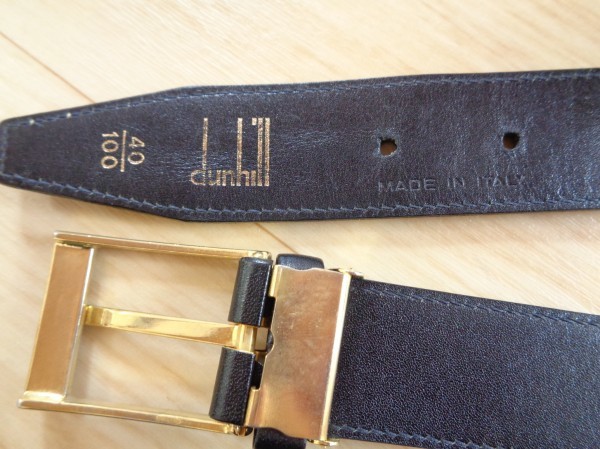 ダンヒル dunhill ベルト シルバー&frasl;ブラック DU25R4A09AL beinmart BR/No.2524　dunhill　ベルト　ブラック　メンズ