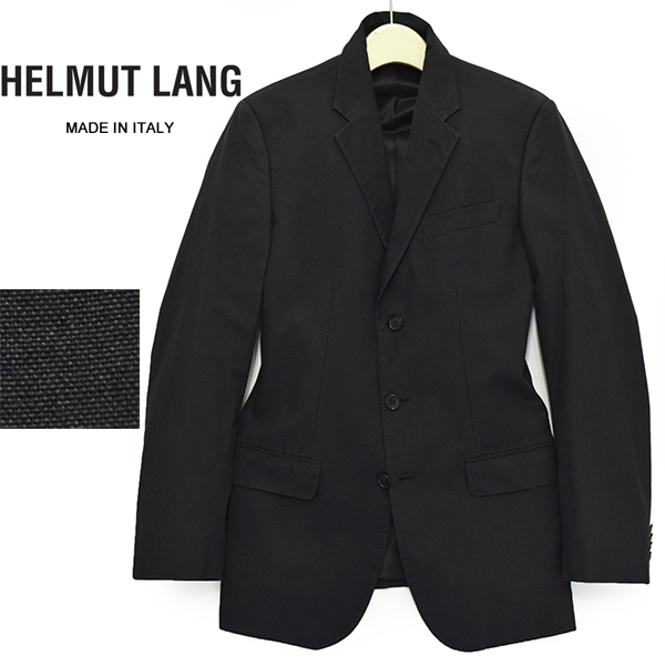 人気定番，新作 初期 黒タグ イタリア製 ヘルムートラング HELMUT LANG 3B 高級テーラードジャケット/本人デザイン(ジャンパー、ブルゾン)｜売買されたオークション情報、yahooの商品情報をアーカイブ公開 - オ 男性用