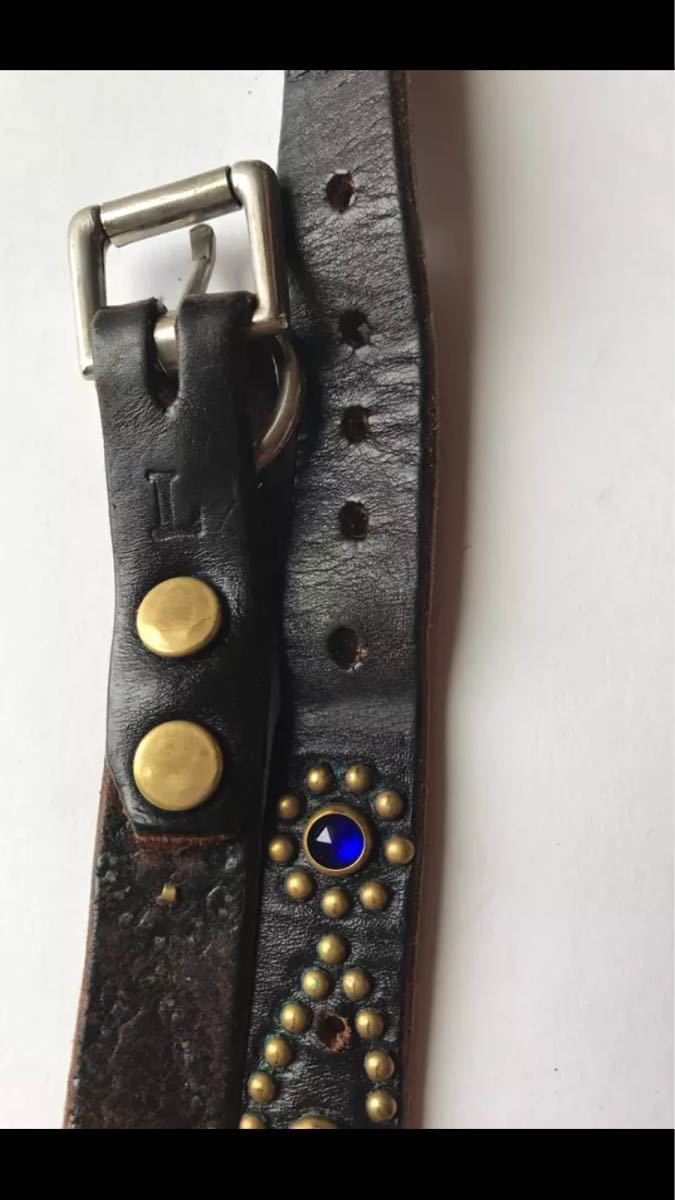 TENDERLOIN テンダーロイン×HTC ナロー スタッズ ベルト 送料無料 HTC