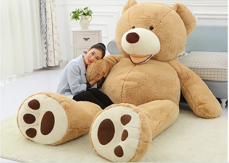 250cm 大きい/巨大 くまぬいぐるみ/熊縫い包み/クマ抱き枕/お祝い/ふわふわぬいぐるみ_2