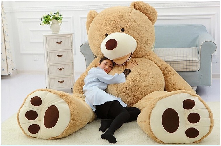 250cm 大きい/巨大 くまぬいぐるみ/熊縫い包み/クマ抱き枕/お祝い/ふわふわぬいぐるみ_4