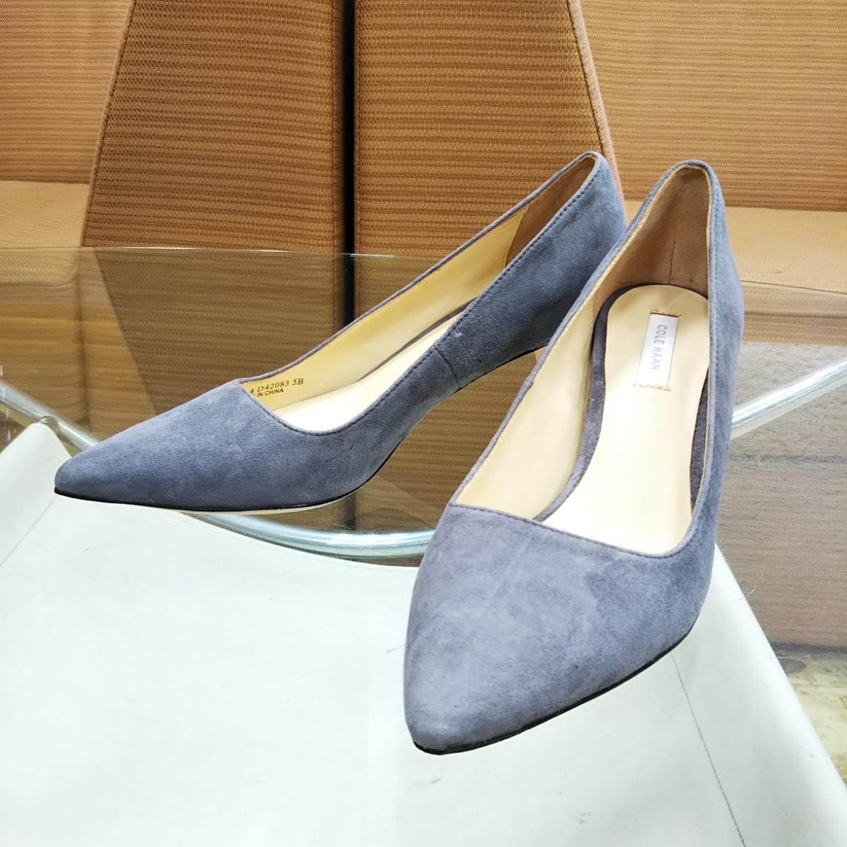 【定番人気，限定SALE】 COLE HAAN コール ハーン スエードパンプス 使用回数少なめ ５B(5インチ以下)｜売買されたオークション情報、yahooの商品情報をアーカイブ公開 - オークファン 靴