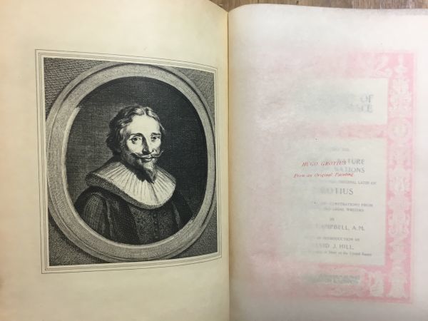 グロティウス　洋書古書　The Rights of War and Peace.　GROTIUS