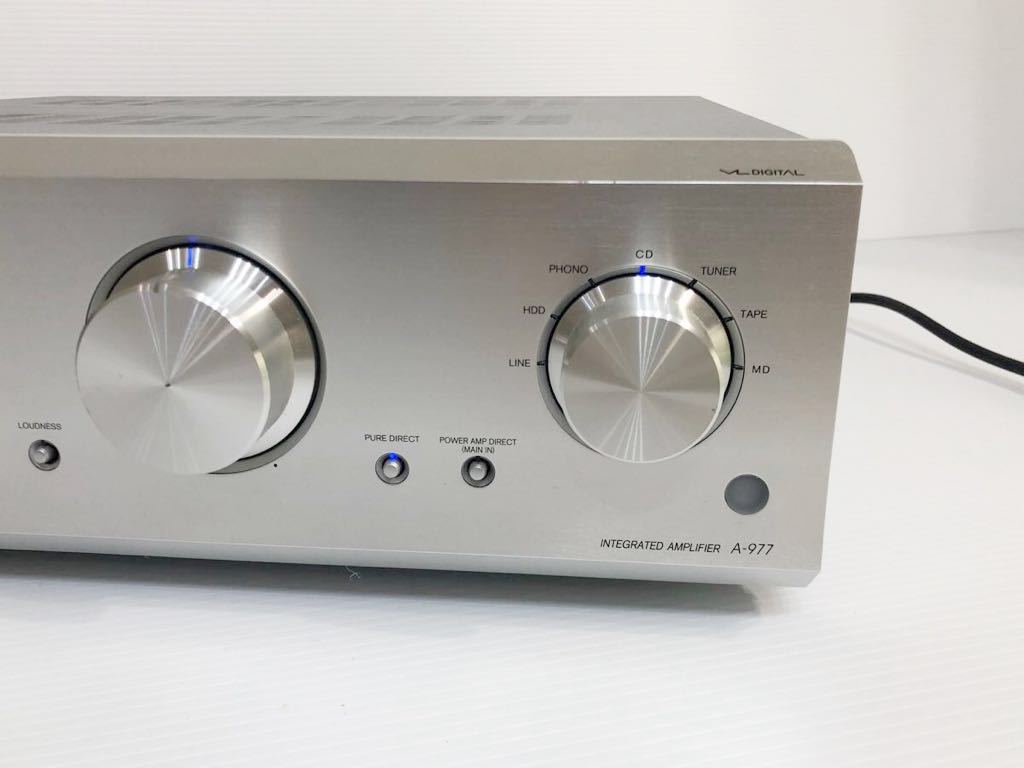 アンプ onkyo A977 A090204 ☆ONKYO オンキョー A-977 デジタル プリメイン アンプ 動作